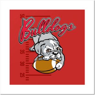 Bulldog Design Cute for girls and kids Posters and Art